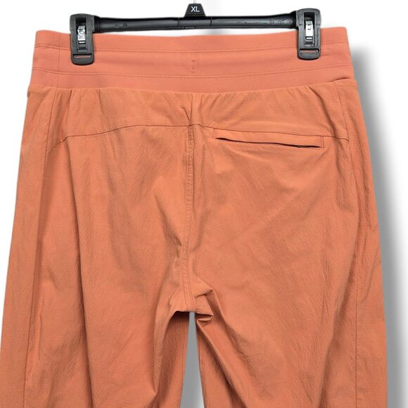 Athleta Trekkie North Crop 23" Jogger Womens 6 Orange Ripstop Pants - Picture 5 of 9